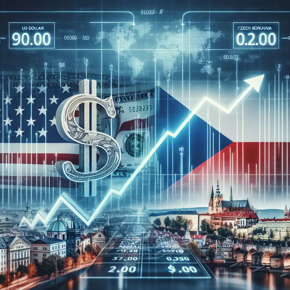 usd to czk kurz