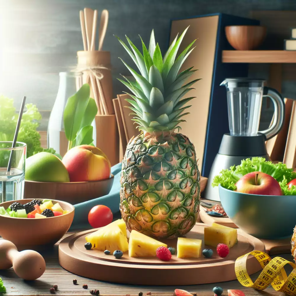 ananas na hubnutí
